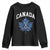 Vintage Canada Hockey Youth Sweatshirt Maple Leafs TS10 Black Print Your Wear
