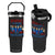 Vintage Feminist Americana Flip Straw Tumbler Democracy Is Dying But Hey Nice Fireworks Funny 4th Of July TS02 One Size: 30 oz Black Print Your Wear