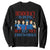 Vintage Feminist Americana Sweatshirt Democracy Is Dying But Hey Nice Fireworks Funny 4th Of July TS02 Black Print Your Wear