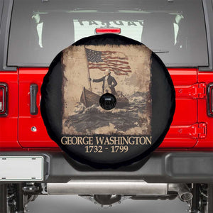 Vintage George Washington Spare Tire Cover 4th Of July Patriotic Gift TS10 Black Print Your Wear
