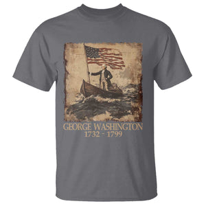 Vintage George Washington T Shirt 4th Of July Patriotic Gift TS10 Charcoal Print Your Wear