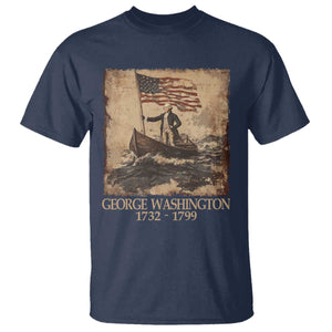 Vintage George Washington T Shirt 4th Of July Patriotic Gift TS10 Navy Print Your Wear