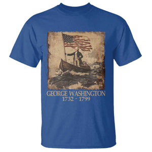 Vintage George Washington T Shirt 4th Of July Patriotic Gift TS10 Royal Blue Print Your Wear
