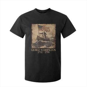 Vintage George Washington T Shirt For Kid 4th Of July Patriotic Gift TS10 Black Print Your Wear