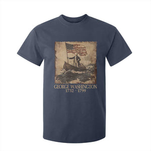 Vintage George Washington T Shirt For Kid 4th Of July Patriotic Gift TS10 Navy Print Your Wear
