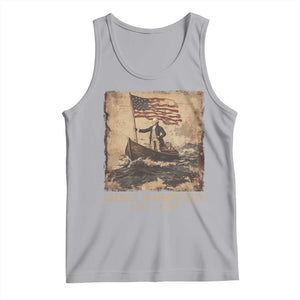 Vintage George Washington Tank Top 4th Of July Patriotic Gift TS10 Athletic Heather Print Your Wear
