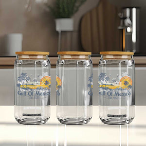 Vintage Gulf of Mexico Est 1550 Glass Can Golfo De Mexico TS02 Print Your Wear