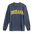 Vintage Indiana IN Long Sleeve Shirt Retro Throwback Design Classic Yellow Athletic Sports TS02 Navy Print Your Wear