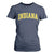 Vintage Indiana IN T Shirt For Women Retro Throwback Design Classic Yellow Athletic Sports TS02 Navy Print Your Wear