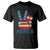 Vintage Merica Peace Sign T Shirt Retro Patriotic 4th of July USA Flag TS02 Black Print Your Wear