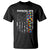 Vintage Proud Autism Dad T Shirt USA American Flag Father Day TS10 Black Print Your Wear