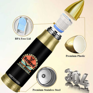 Vintage Retirement 2025 Bullet Tumbler Legend Has Retired Not My Problem Anymore TS10 Print Your Wear
