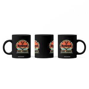 Vintage Retirement 2025 Coffee Mug Legend Has Retired Not My Problem Anymore TS10 Print Your Wear
