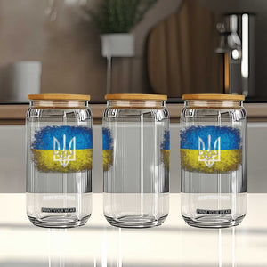 Vintage Ukraine Ukrainian Flag Glass Can Ukrainians Gifts TS10 Print Your Wear