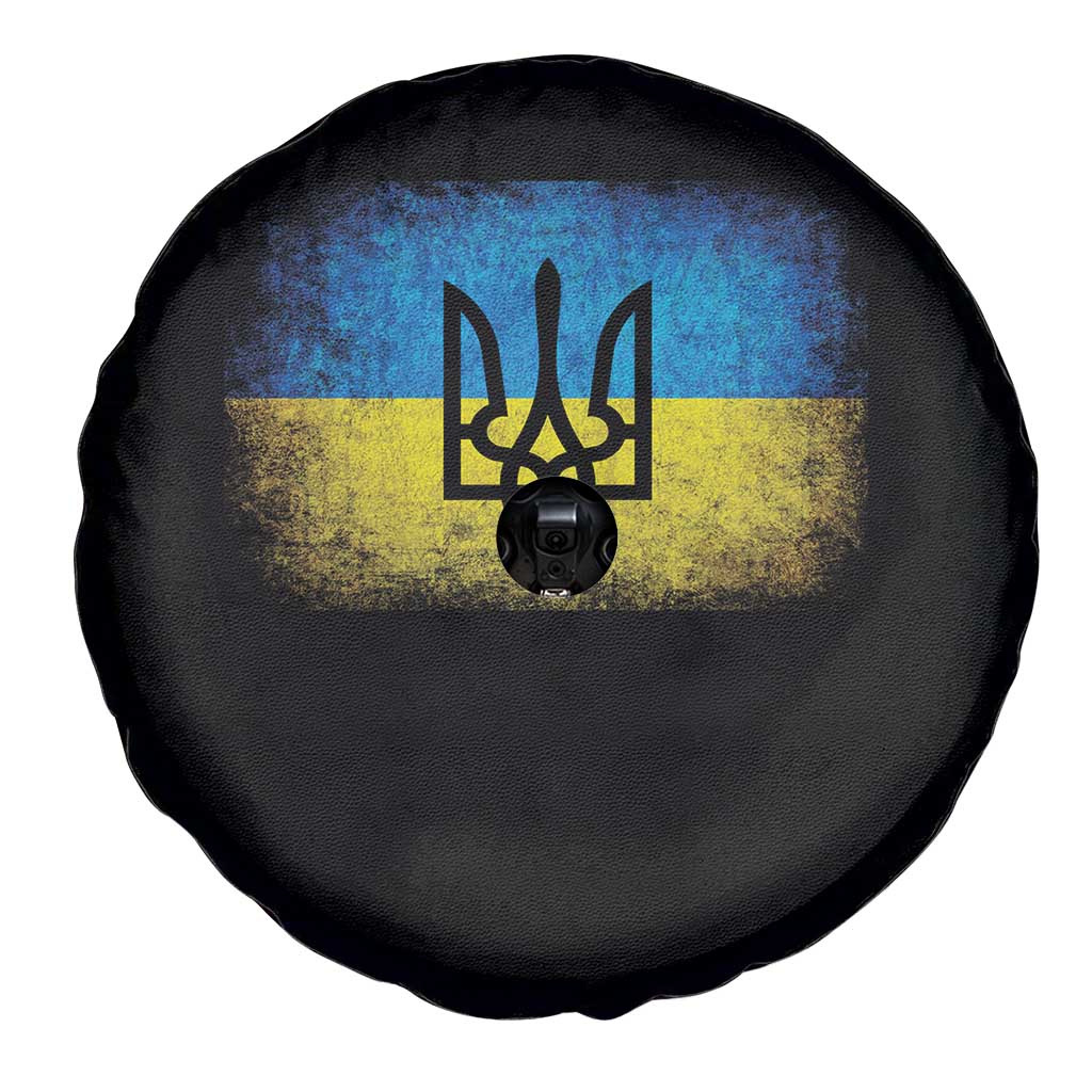 Vintage Ukraine Ukrainian Flag Spare Tire Cover Ukrainians Gifts TS10 Print Your Wear