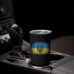 Vintage Ukraine Ukrainian Flag Tumbler Cup Ukrainians Gifts TS10 Print Your Wear