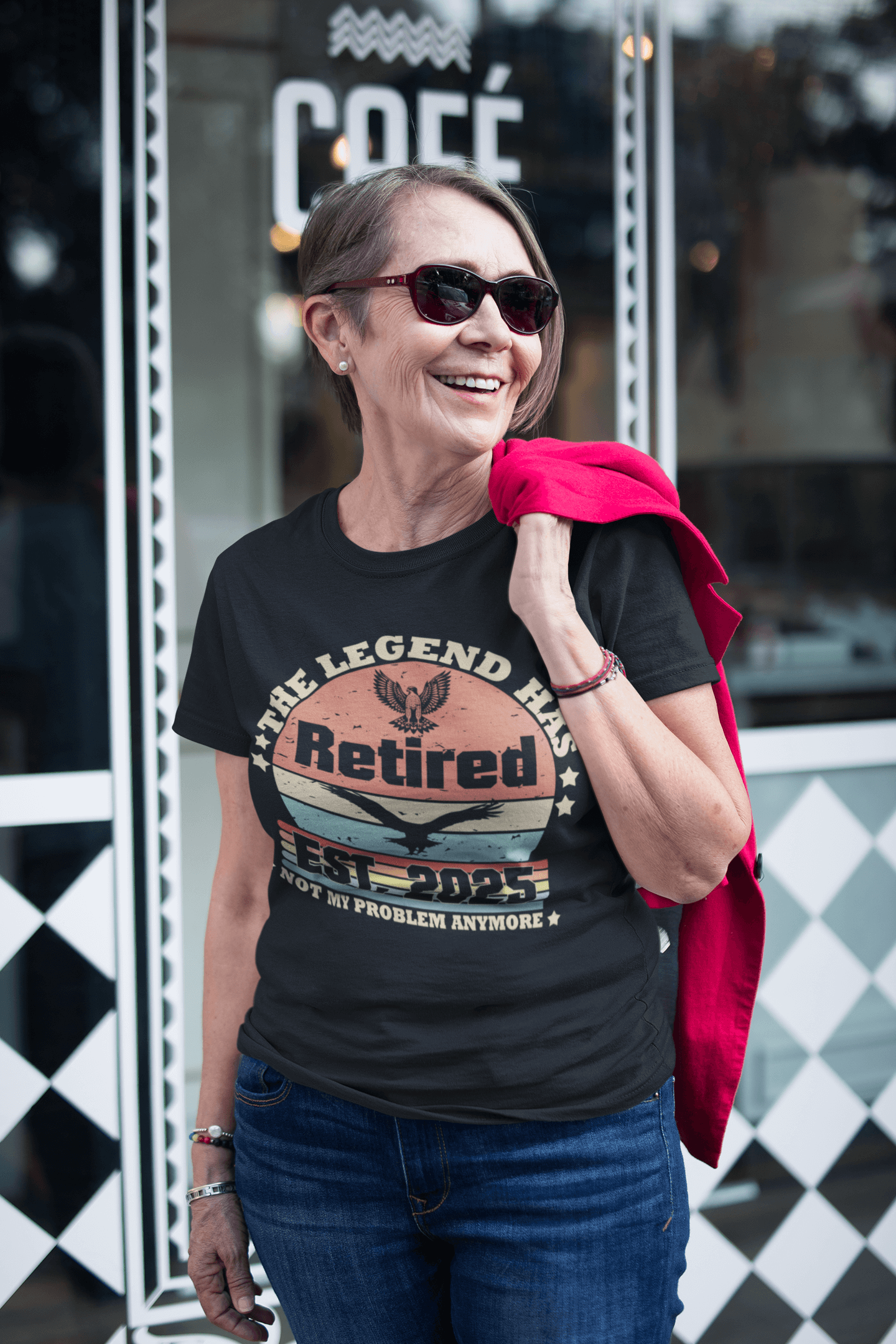 Vintage Retirement 2025 T Shirt Legend Has Retired Not My Problem Anymore TS10 Print Your Wear