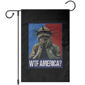 WTF America Garden Flag Humor Statue of Liberty TS10 Black Print Your Wear