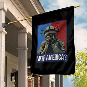 WTF America Garden Flag Humor Statue of Liberty TS10 Print Your Wear