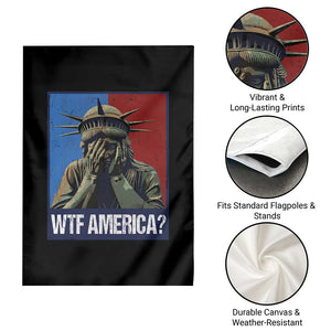 WTF America Garden Flag Humor Statue of Liberty TS10 Print Your Wear