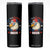 WTF Is A Kilometer Bruh Skinny Tumbler Funny Patriotic American Bald Eagle TS02 Black Print Your Wear