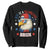 WTF Is A Kilometer Bruh Sweatshirt Funny Patriotic American Bald Eagle TS02 Black Print Your Wear