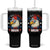 WTF Is A Kilometer Bruh Tumbler With Handle Funny Patriotic American Bald Eagle TS02 One Size: 40 oz Black Print Your Wear