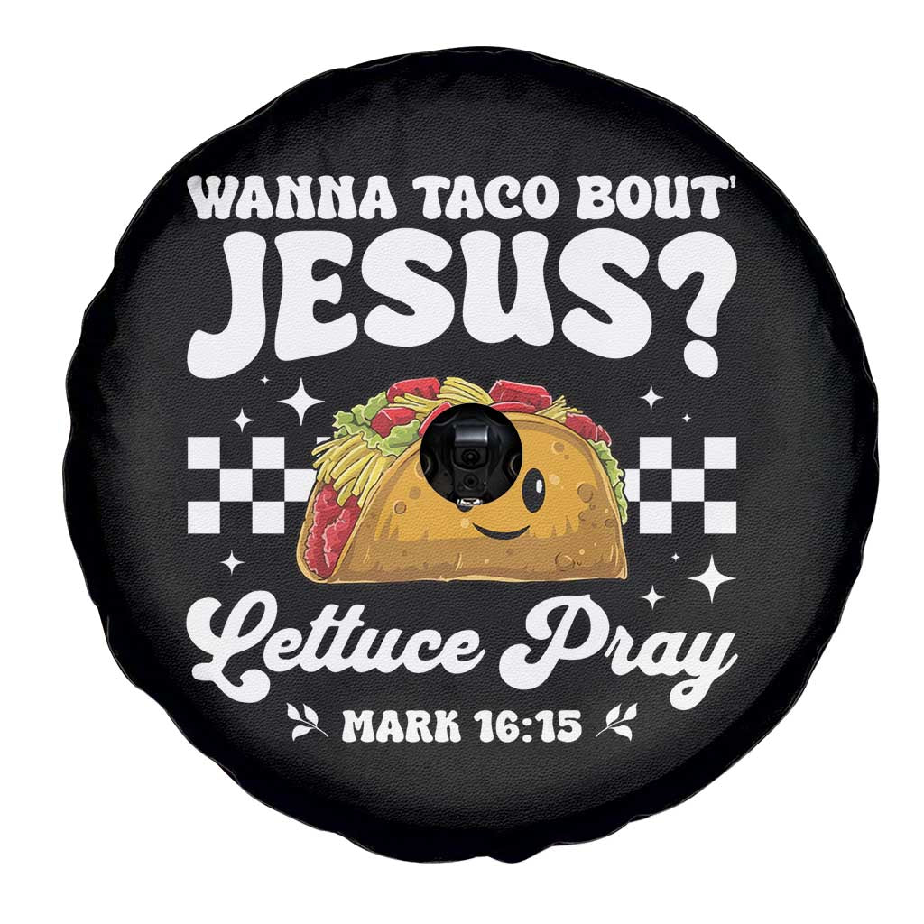 Wanna Taco Bout Jesus Cinco de Mayo Spare Tire Cover Funny Religious Christian TS10 Print Your Wear