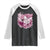 Washington DC Cherry Blossoms Raglan Shirt Capitol Building Sakura TS11 Black White Print Your Wear