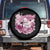 Washington DC Cherry Blossoms Spare Tire Cover Capitol Building Sakura TS11 No hole Black Print Your Wear