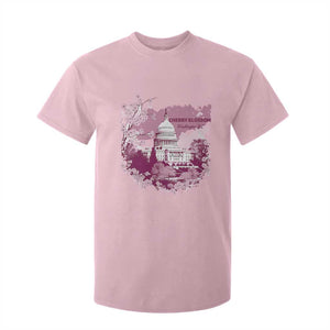 Washington DC Cherry Blossoms T Shirt For Kid Capitol Building Sakura TS11 Light Pink Print Your Wear