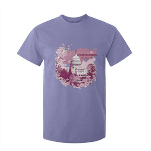 Washington DC Cherry Blossoms T Shirt For Kid Capitol Building Sakura TS11 Violet Print Your Wear