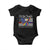 We The People Means Everyone US Constitution LGBT Pride Baby Onesie Rainbow Bald Eagle TS11 Black Print Your Wear