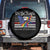 We The People Means Everyone US Constitution LGBT Pride Spare Tire Cover Rainbow Bald Eagle TS11 No hole Black Print Your Wear