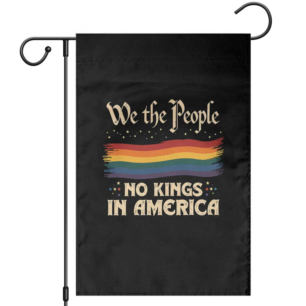 We The People No Kings In America Garden Flag Pride Month LGBTQ TS10 Black Print Your Wear