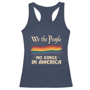 We The People No Kings In America Racerback Tank Top Pride Month LGBTQ TS10 Navy Print Your Wear