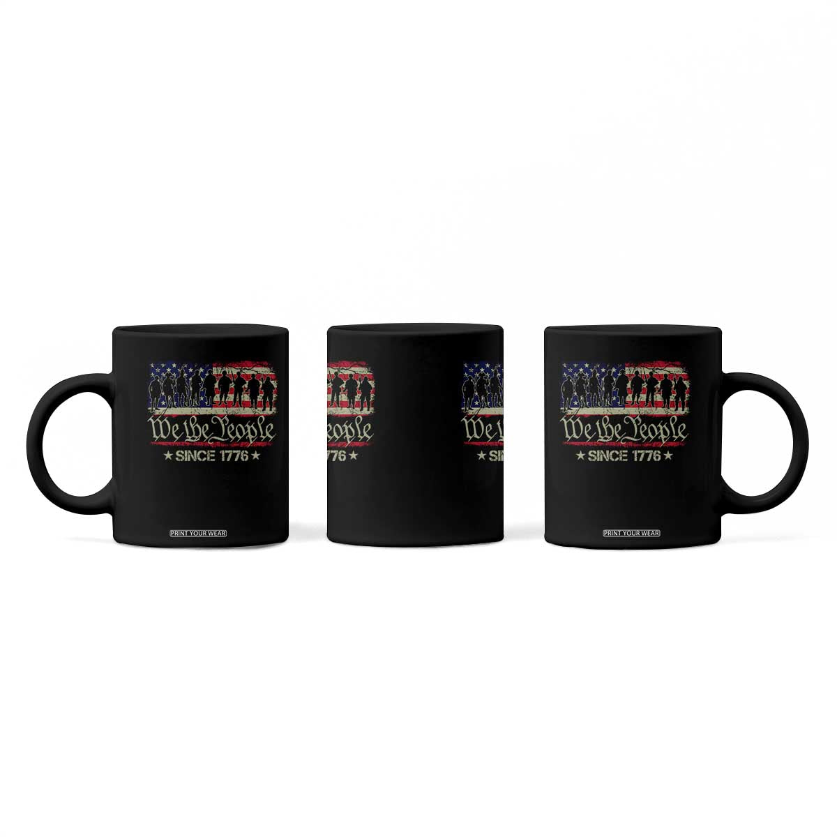 We The People Since 1776 Coffee Mug 250 Years America Anniversary Vintage American Flag TS11 Print Your Wear