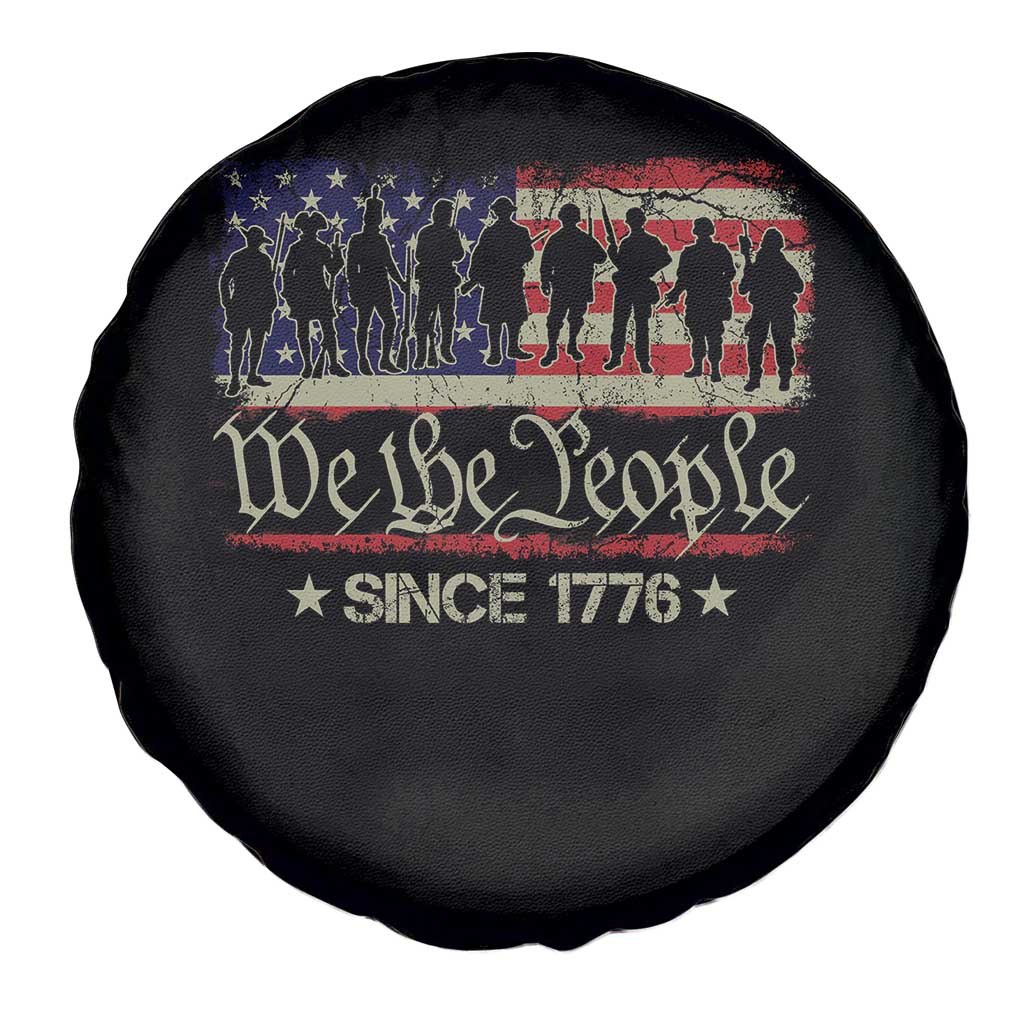 We The People Since 1776 Spare Tire Cover 250 Years America Anniversary Vintage American Flag TS11 Print Your Wear