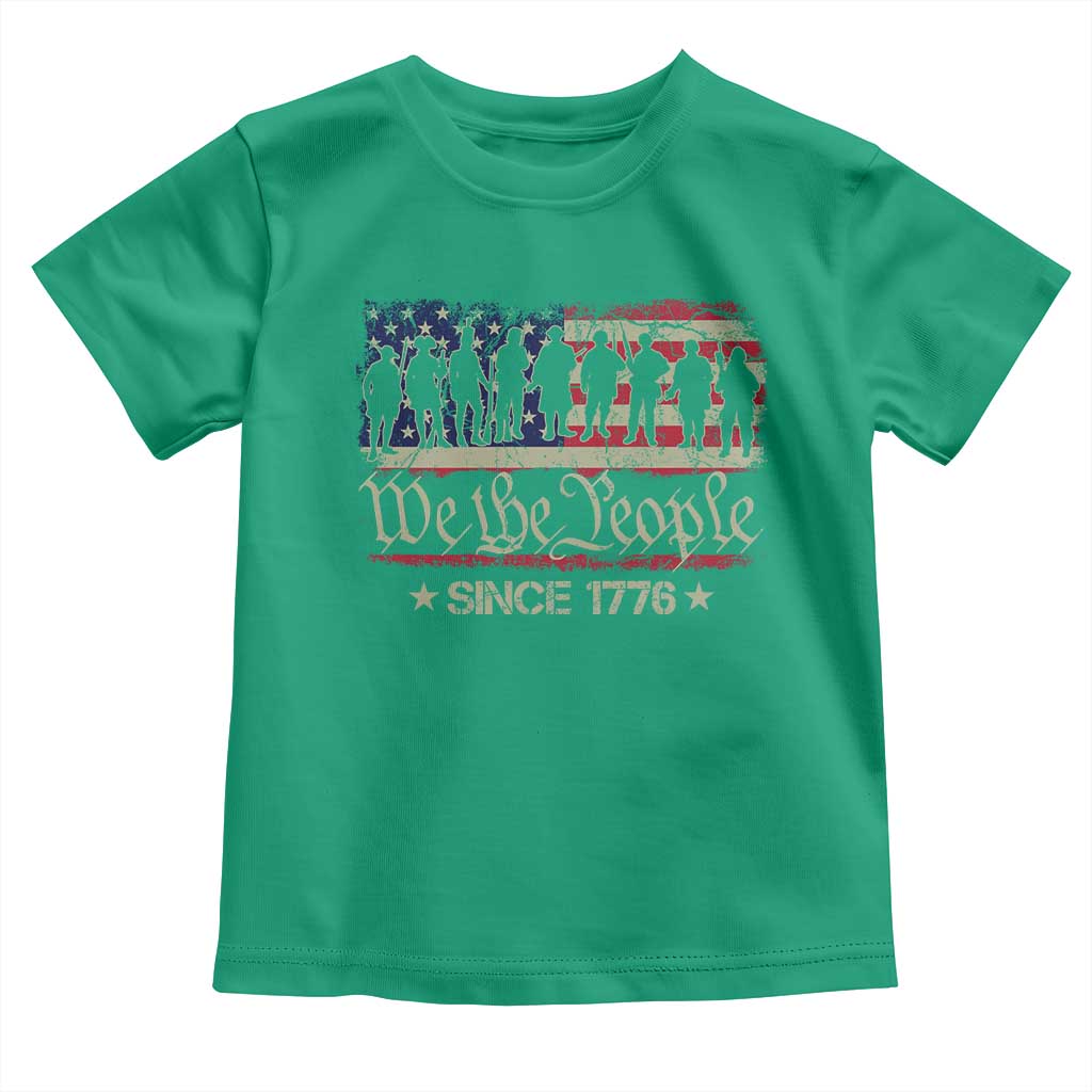 We The People Since 1776 Toddler T Shirt 250 Years America Anniversary Vintage American Flag TS11 Irish Green Print Your Wear