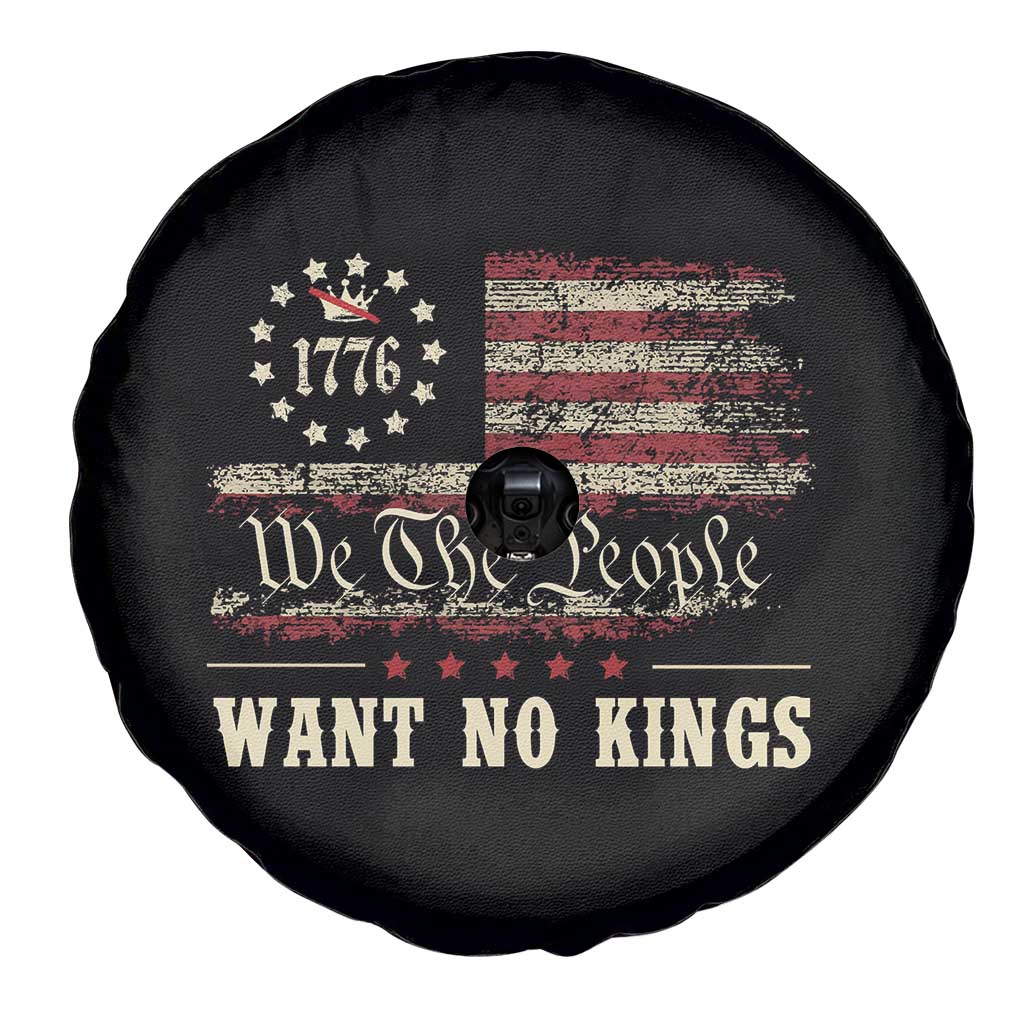 We The People Want No Kings Spare Tire Cover Retro June 14th Vintage 1776 Flag Patriotic TS02 Print Your Wear
