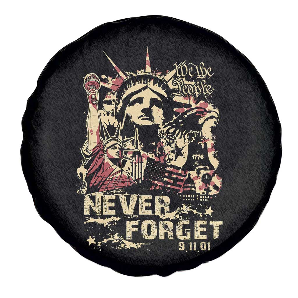 We Will Never Forget Spare Tire Cover American Memorial Patriot Day TS02 Print Your Wear