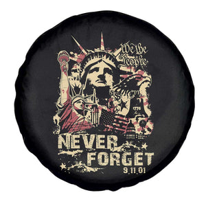We Will Never Forget Spare Tire Cover American Memorial Patriot Day TS02 Print Your Wear