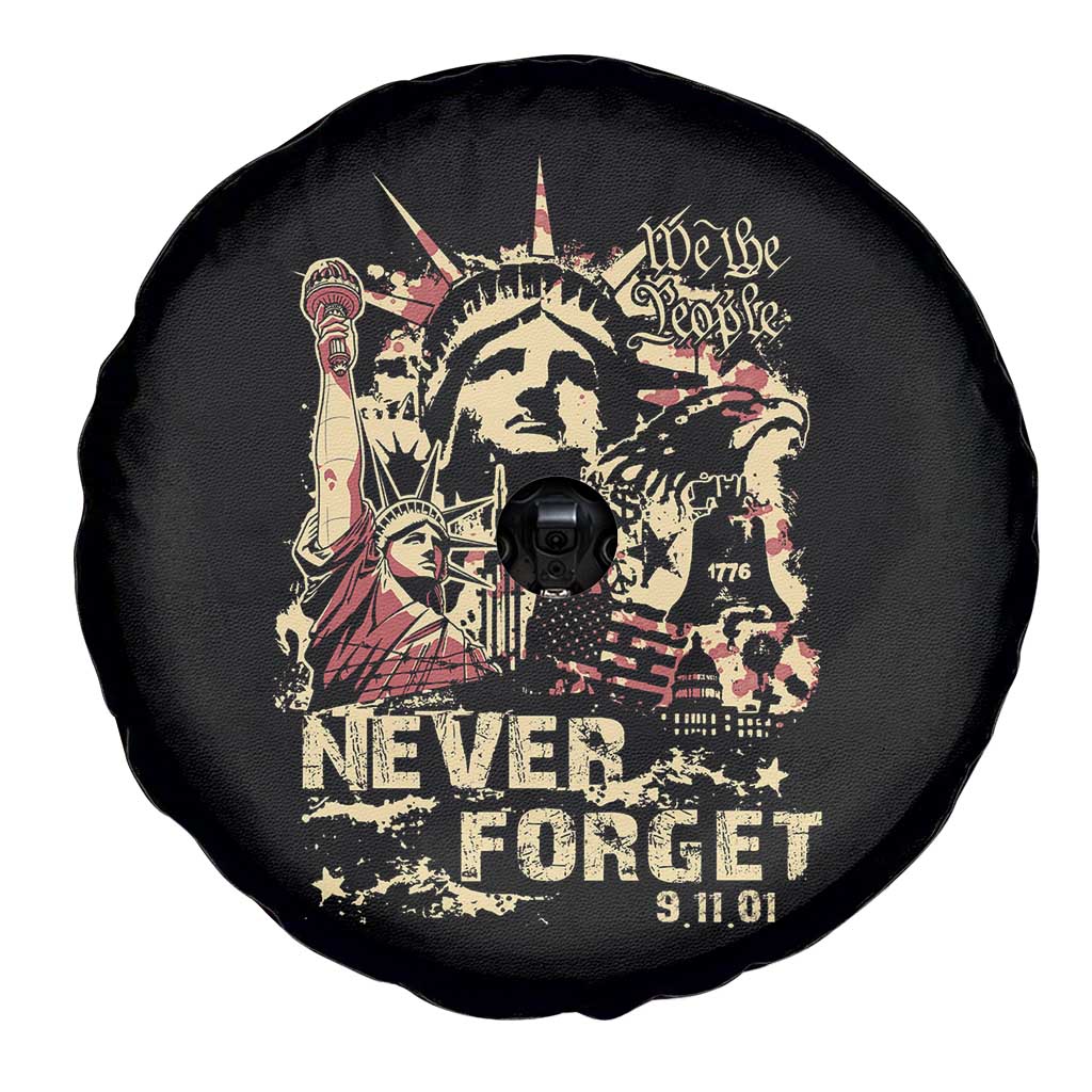 We Will Never Forget Spare Tire Cover American Memorial Patriot Day TS02 Print Your Wear