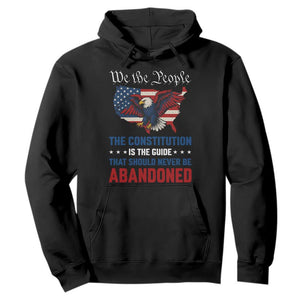 We the People Patriotic Eagle Hoodie Defend the Constitution American Flag TS02 Black Print Your Wear