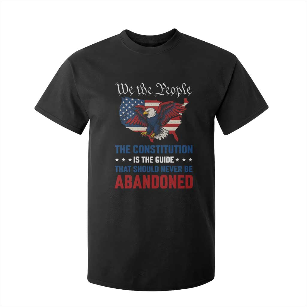 We the People Patriotic Eagle T Shirt For Kid Defend the Constitution American Flag TS02 Black Print Your Wear