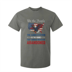We the People Patriotic Eagle T Shirt For Kid Defend the Constitution American Flag TS02 Military Green Print Your Wear