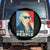 We the People Retro George Washington Spare Tire Cover Patriotic American Founding Fathers Peace Sign TS02 No hole Black Print Your Wear
