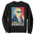We the People Retro George Washington Sweatshirt Patriotic American Founding Fathers Peace Sign TS02 Black Print Your Wear