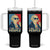 We the People Retro George Washington Tumbler With Handle Patriotic American Founding Fathers Peace Sign TS02 One Size: 40 oz Black Print Your Wear