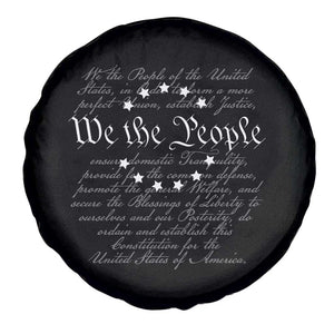 We the People Spare Tire Cover US Constitution Preamble 4th Of July Patriotic Stars TS02 Print Your Wear